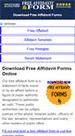 Mobile Screenshot of freeaffidavitform.com